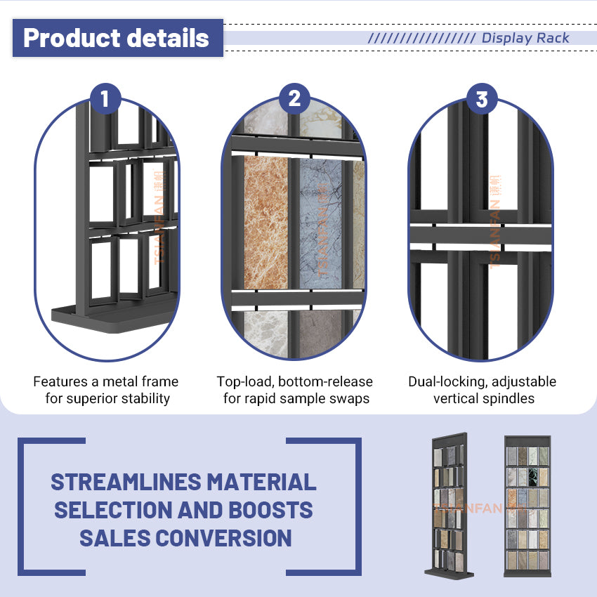 Wholesale flooring tile display racks supplier-SRL951