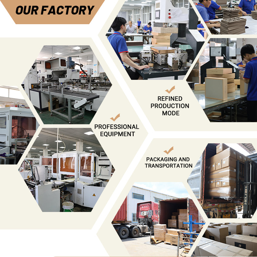 Custom branded tile sample boxes with logo