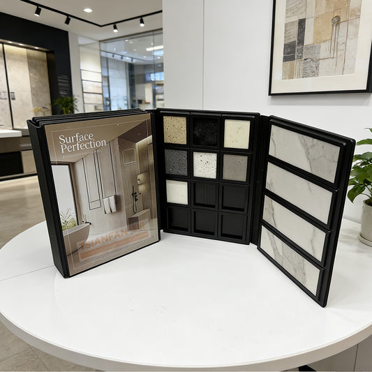Custom branded tile sample books for manufacturers