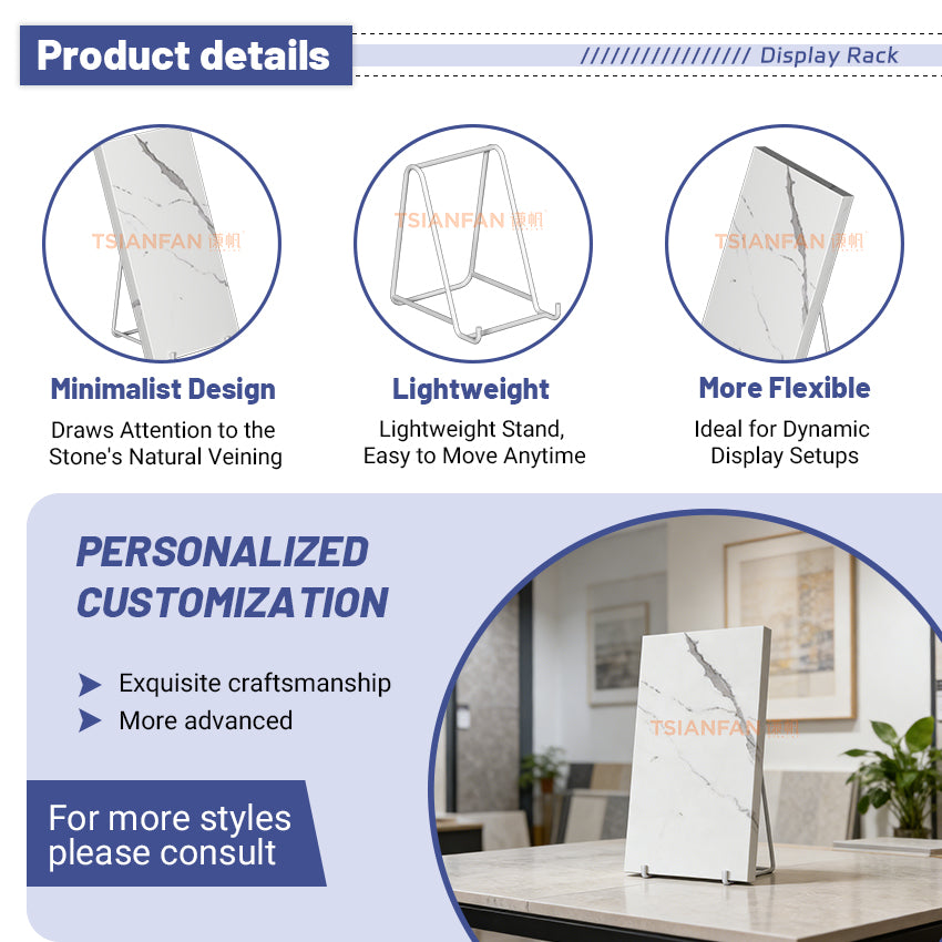 Portable tabletop tile display for client consultations-SRT797