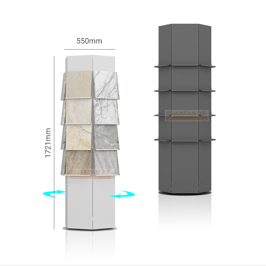 freestanding tile sample display stand-CL310