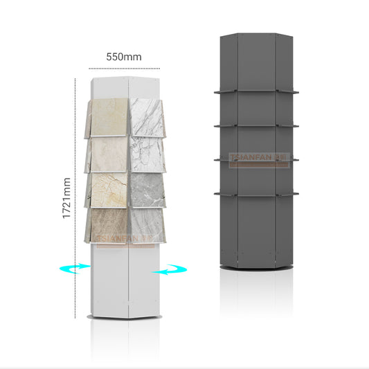 freestanding tile sample display stand-CL310