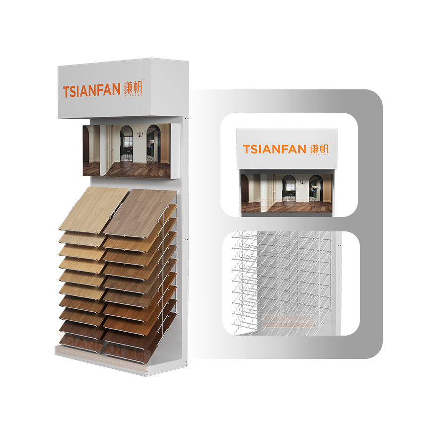Wooden flooring display stand for sale US-WL035
