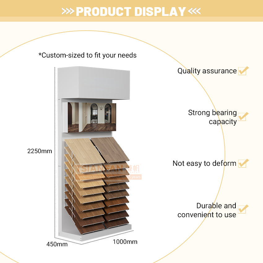 Wooden flooring display stand for sale US-WL035
