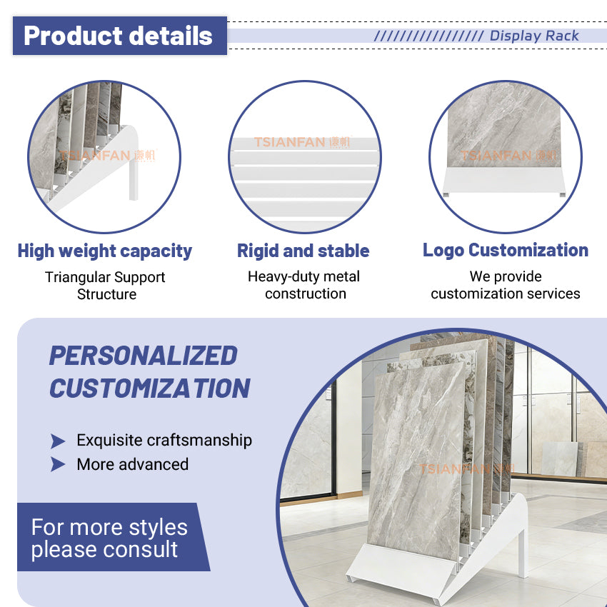 Wholesale marble tile display stands for stone distributors-SRT940