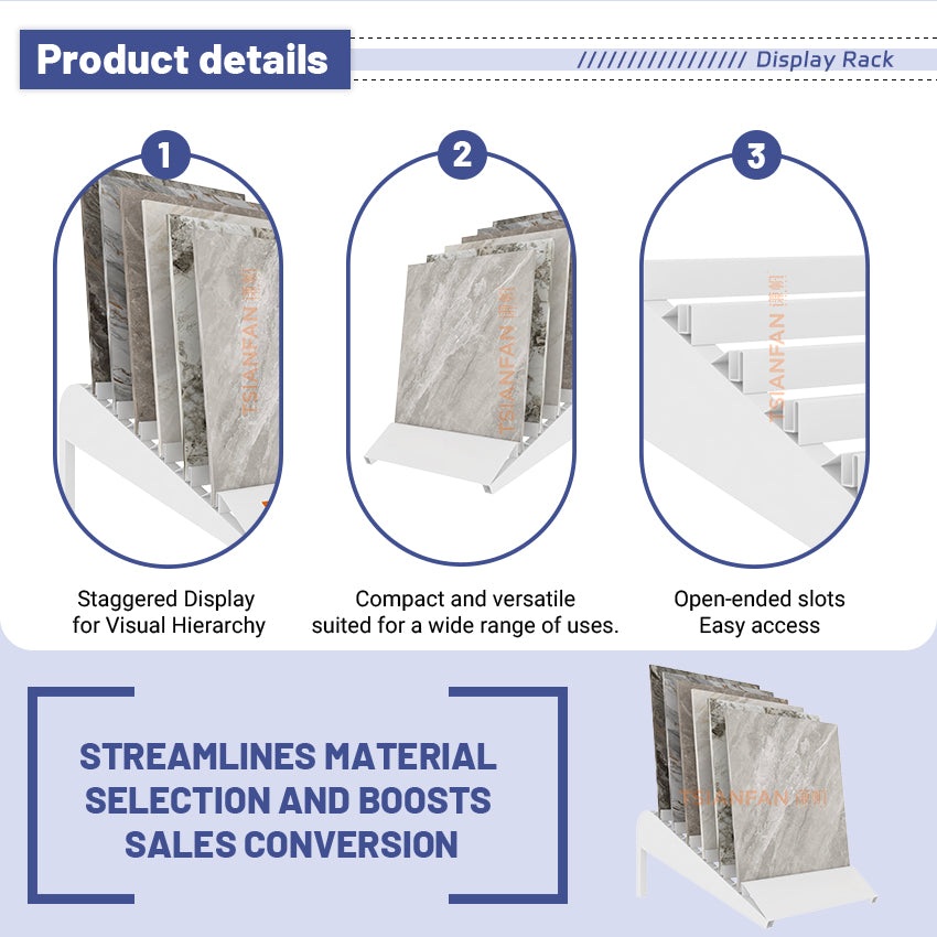 Wholesale marble tile display stands for stone distributors-SRT940