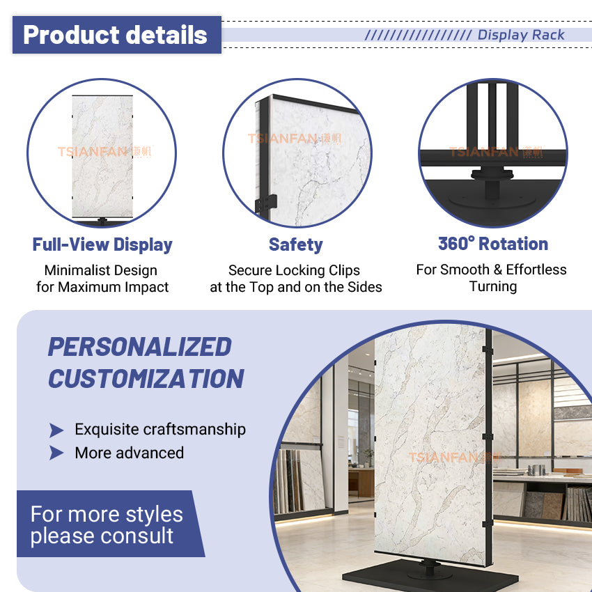 Rotating tile display racks for sale-SRL952