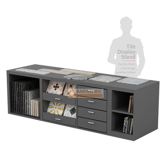 ceramic tiles storage drawer stone display cabinet-CC2011