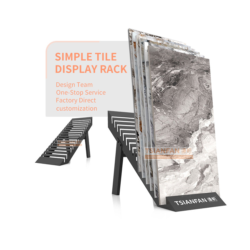 ceramic tiles simple display stand granite display rack-CE917