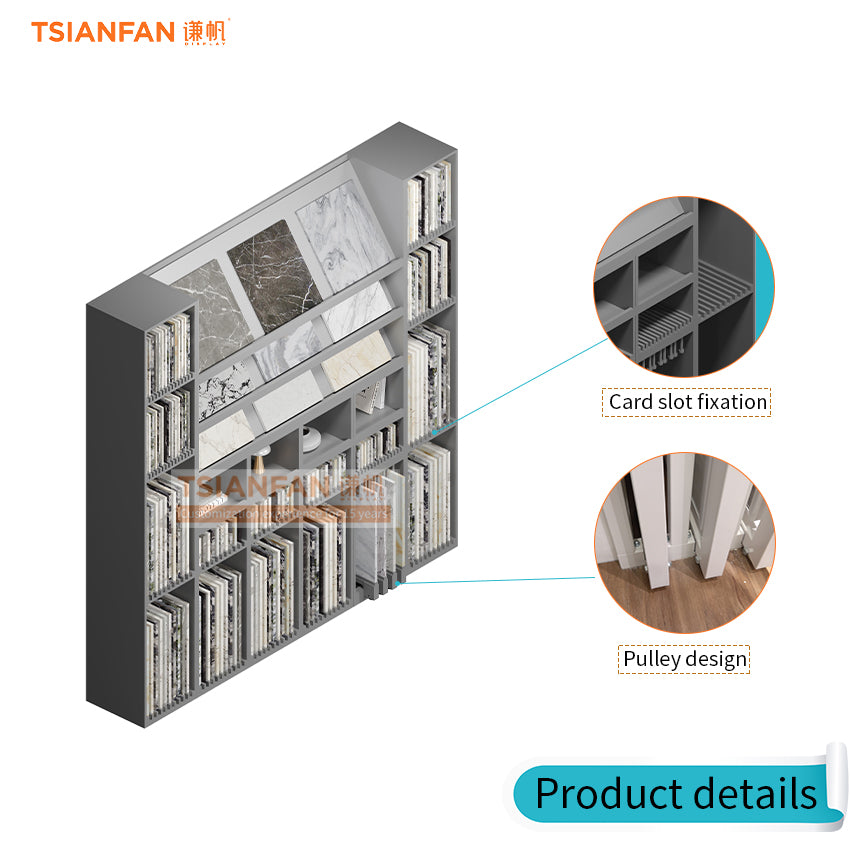 Customized large ceramic tile combination display cabinet-CH126