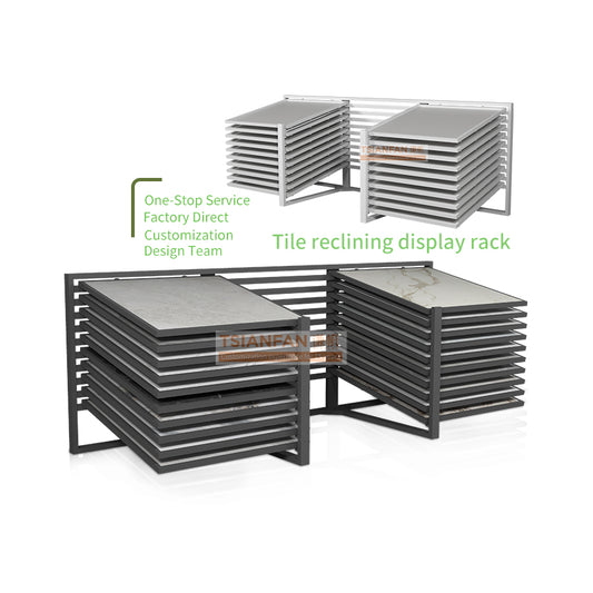 ceramic tiles sliding display stand stone display solution-CX006