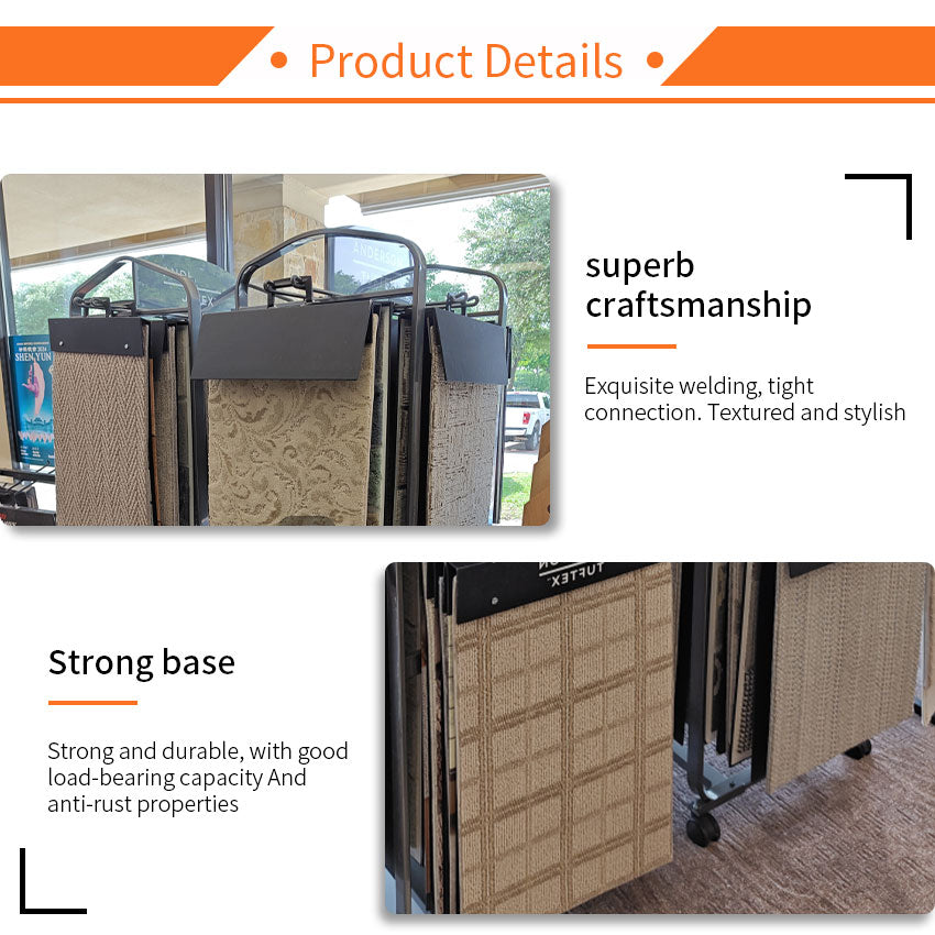 carpet tile display racks rug display shelf-DL031