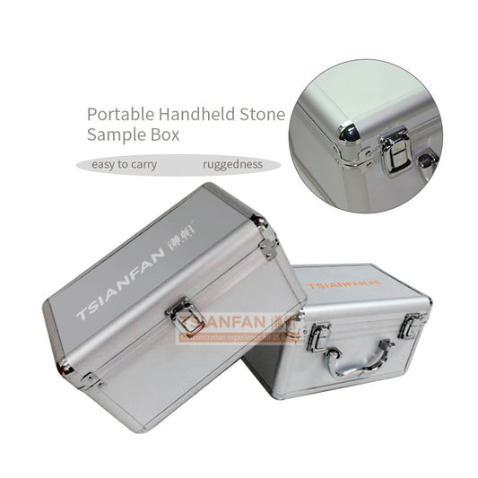 sample stone aluminium suitcase stone display case-PX004