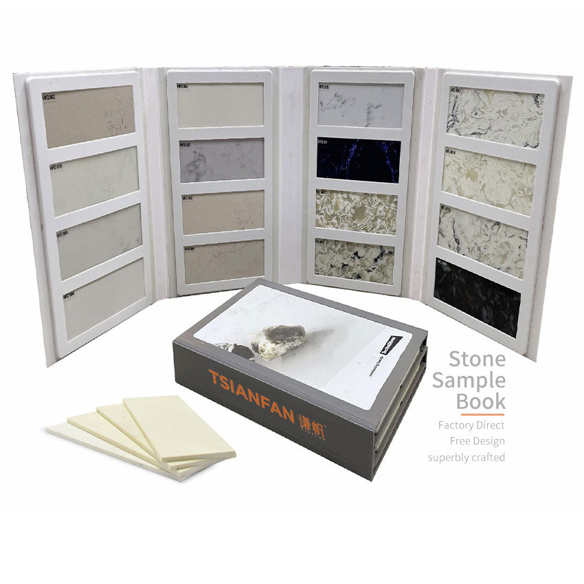 plastic sample stone display book EVA catalogue-PY-A