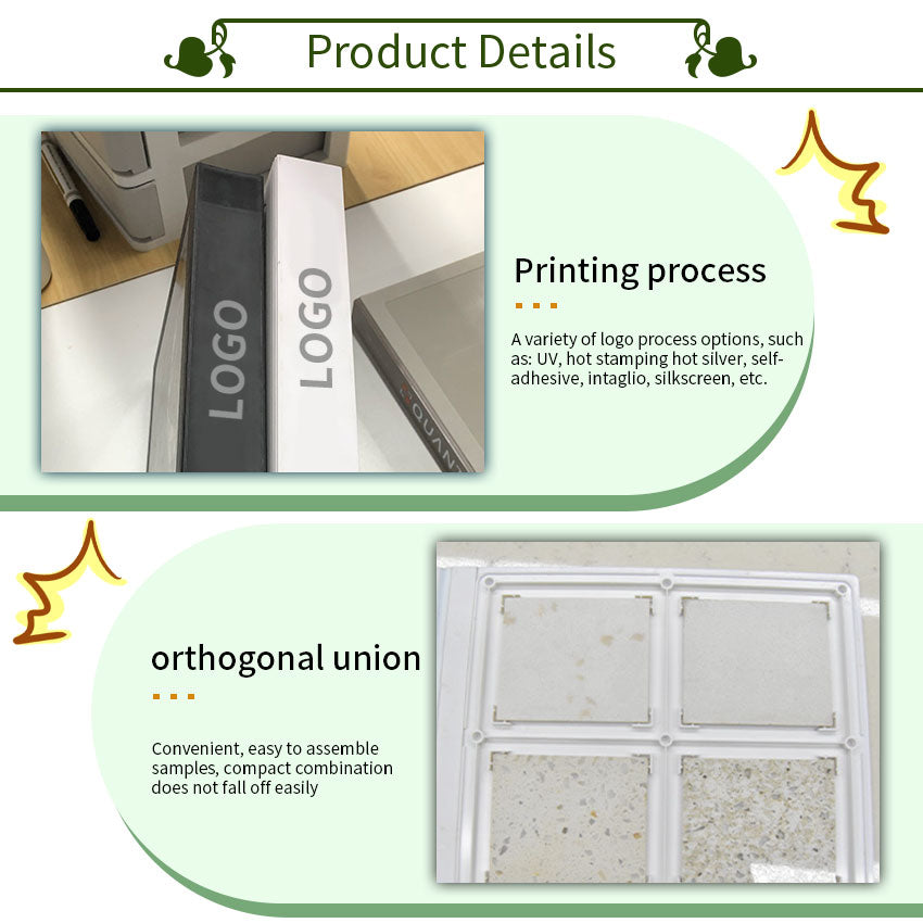 tile display sample book stone display ideas-PY-A