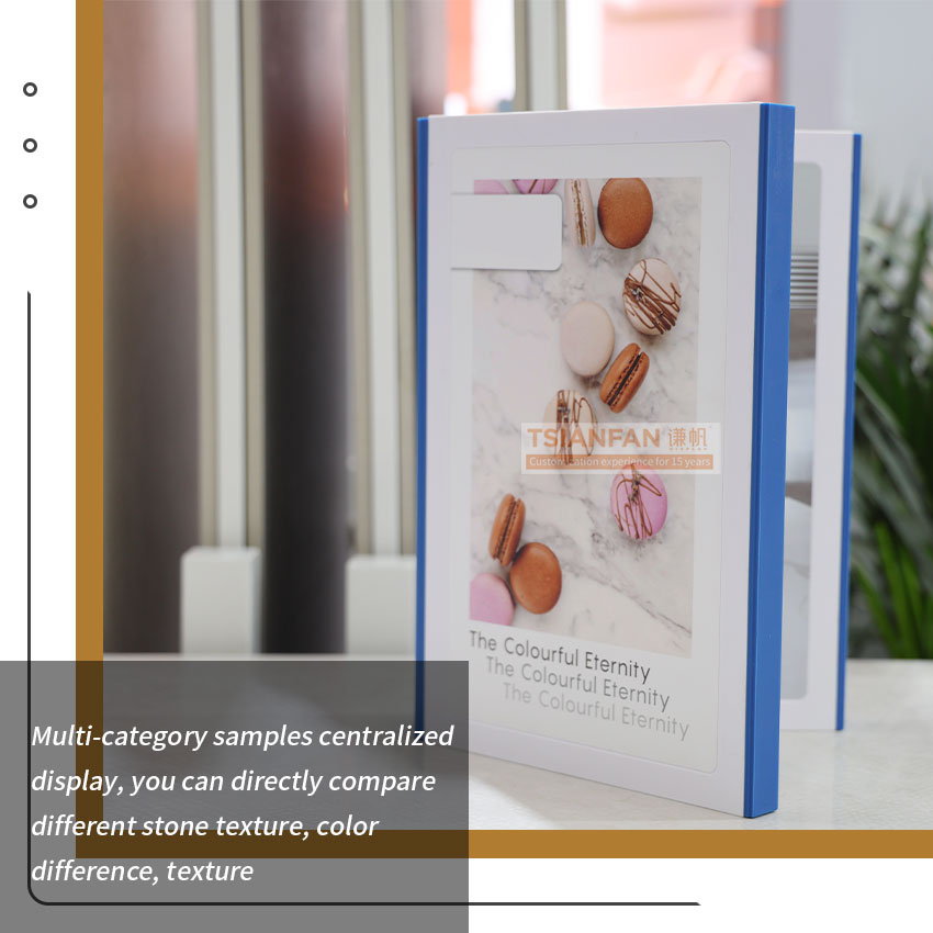 plastic granite sample book tile display ideas-PY-C-5