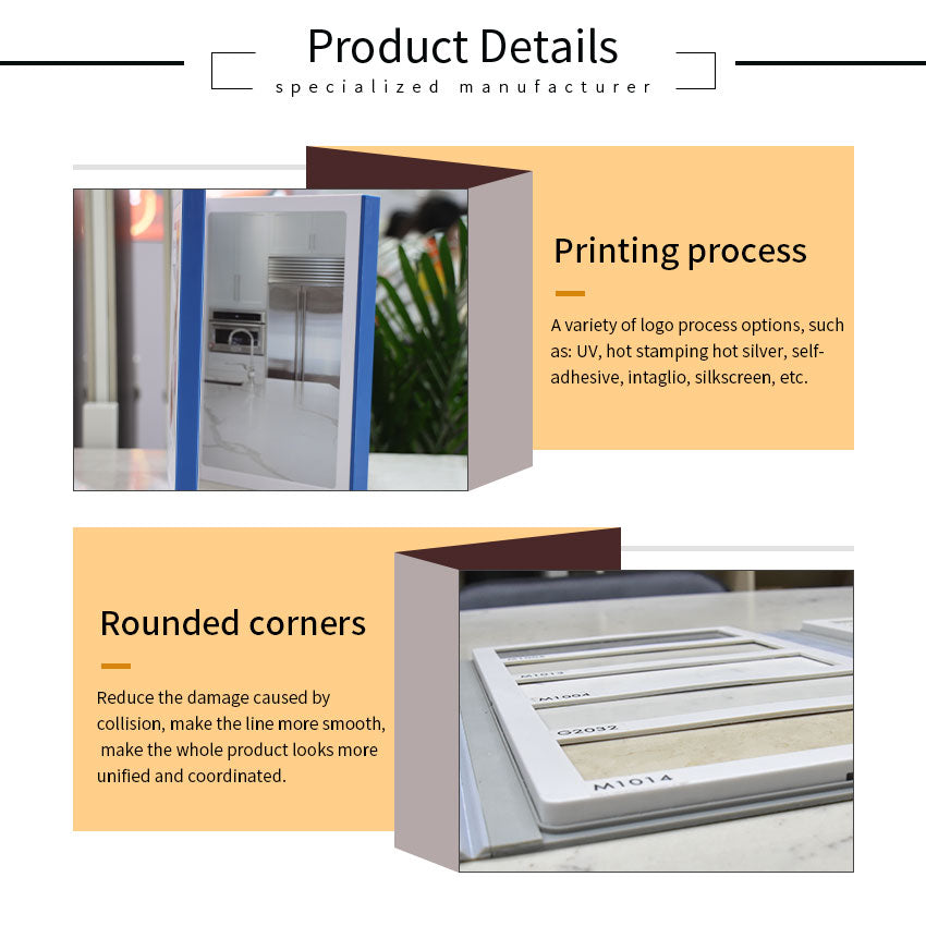 plastic granite sample book tile display ideas-PY-C-5