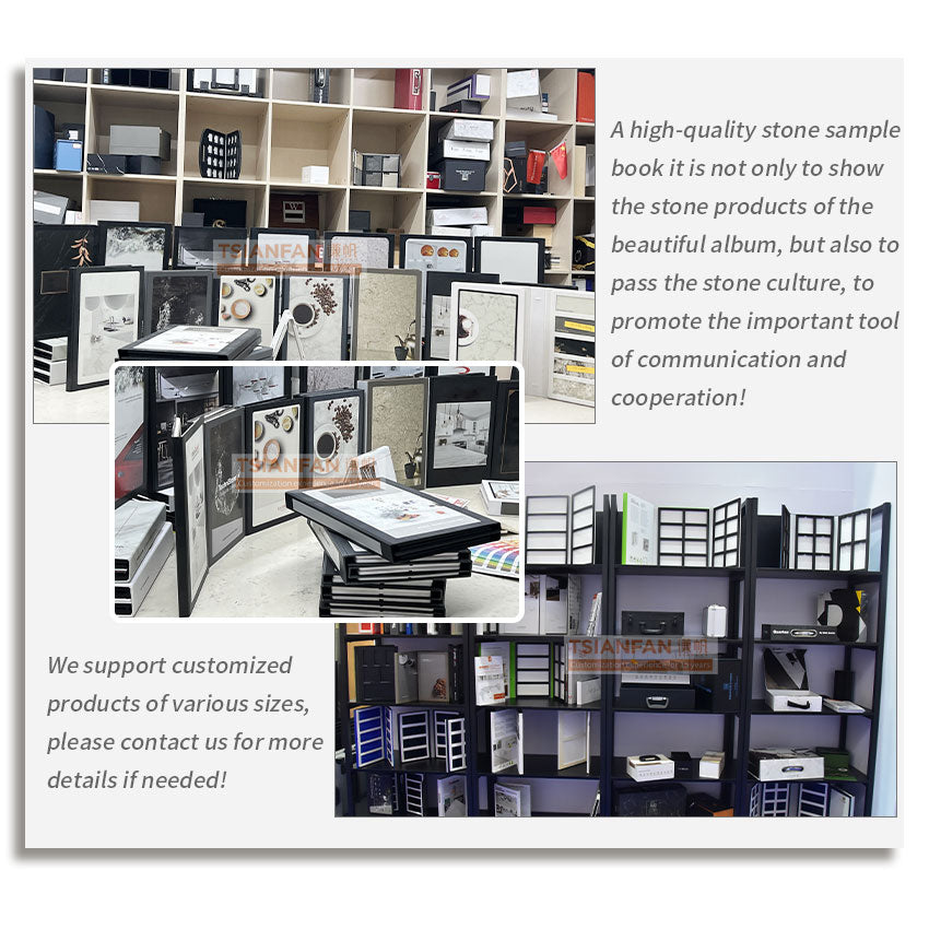 plastic granite sample book tile display ideas-PY-C-5