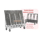 marble slab transport rack stone display stand with wheels-SD093