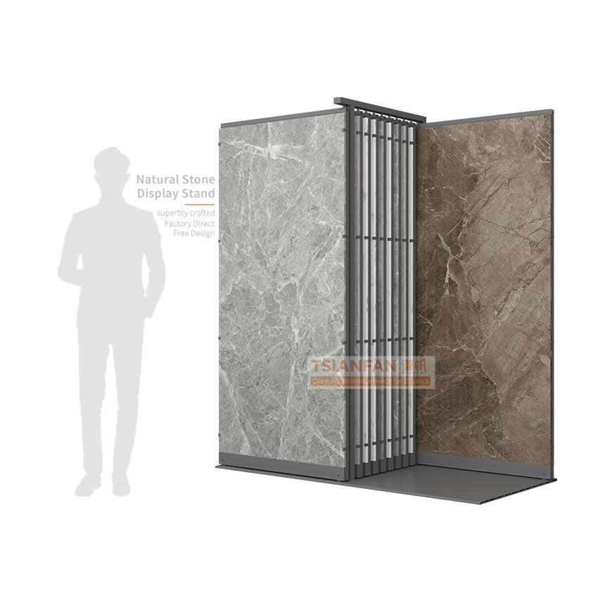 ceramic tiles display solutions push pull display stand-SG1006