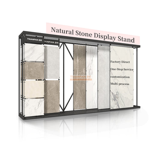 ceramic tiles pull out display stand stone display rack-SG601