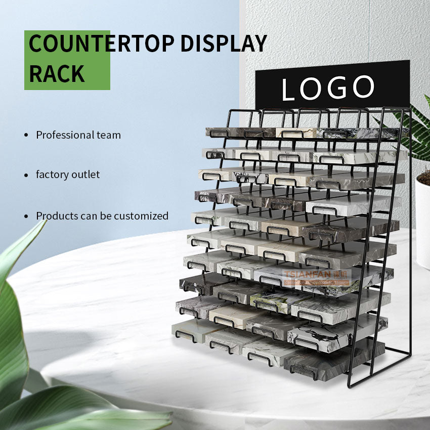 Countertop Samples Display Racks Ceramic tile quartz stone multi-sample countertop rack-SRT010 ...