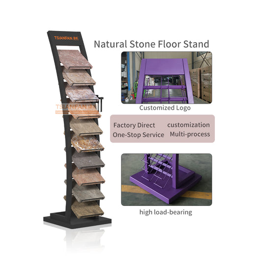 tiles sample display stand stone product display rack-SW330-2