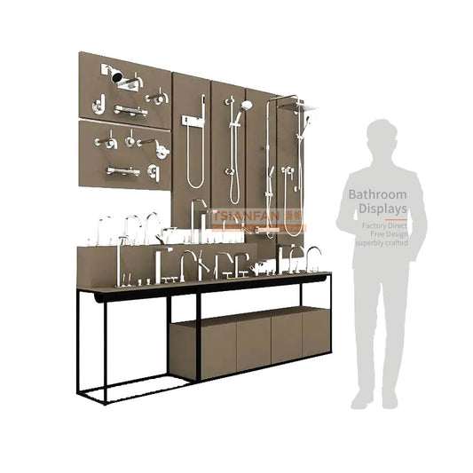 faucet sample display rack bathroom display stand-VZ006