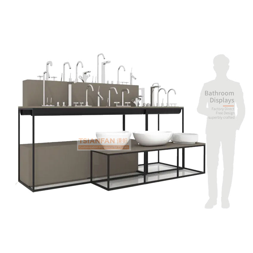 faucet sample display stand bathroom displays-VZ001