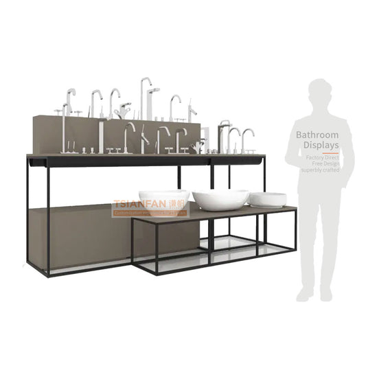 faucet sample display stand bathroom displays-VZ001