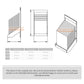 wooden floor display stand wood tile displays-WE031-2