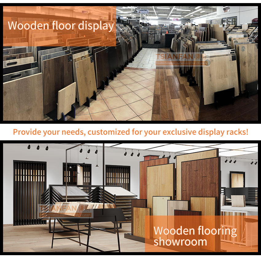 flooring display racks solid wood floor presentation racks-WE554