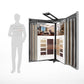 timber wood sample page turning display solution-WF913