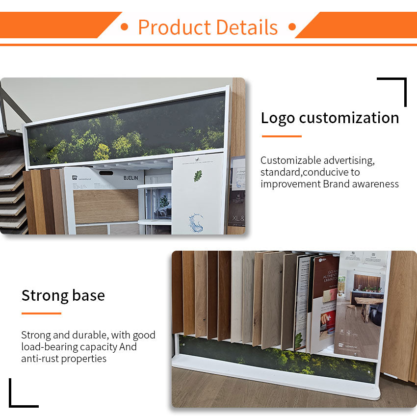 timber wood sample page turning display solution-WF913