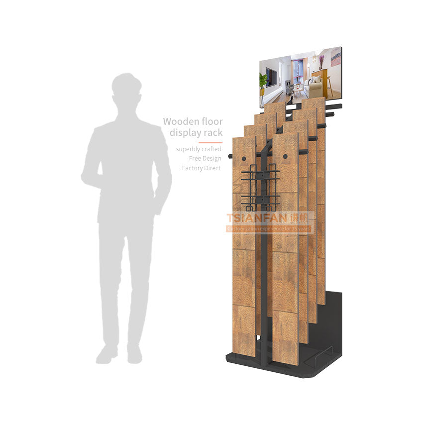 showroom display case for wood timber sample-WL1014