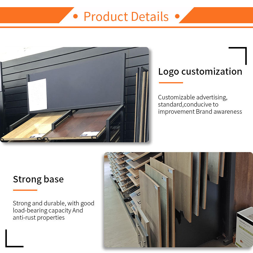 wood flooring display stand timber displays-WL1029