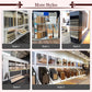 large wood floor display stand wooden tiles display-WZ906