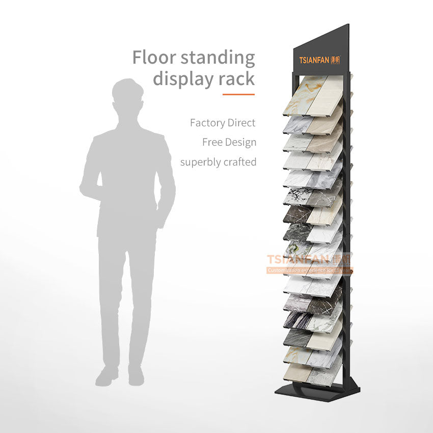 flooring display rack granite sample display-SRL005 – TSIANFAN DISPLAY