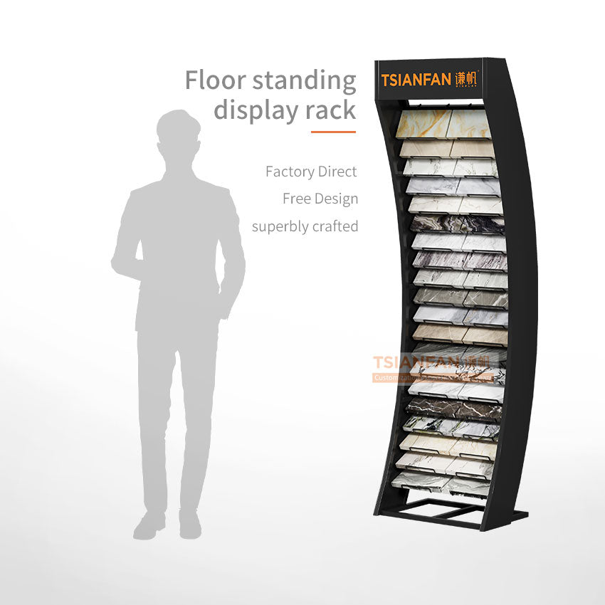 stone tile display rack stone display solution-SRL104