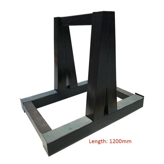 Stone slab A-frame steel 200 square tube transport display rack SD028-E