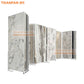 Customize Large tile marble slab page turning sliding display rack metal flooring rack-CF102