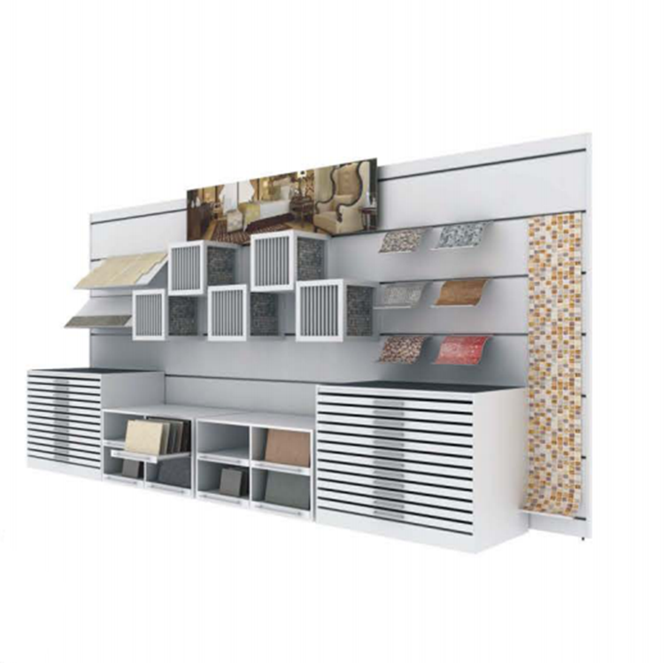 Tile Board Case Modern Design Customize Services wall for tile Ceramic Display Case fo ...