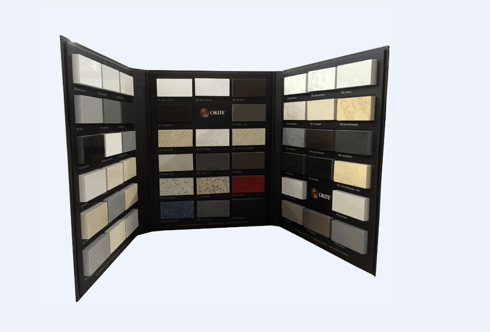Quartz Sample Storage 3 pages PY023 pvc sample folder for quartz stone samples quartz stone ...