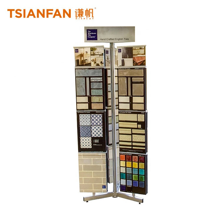 Small Tile Sample Display Custom Factory Rotate Ceramic Tile Sample Display Board Mosaic Display ...