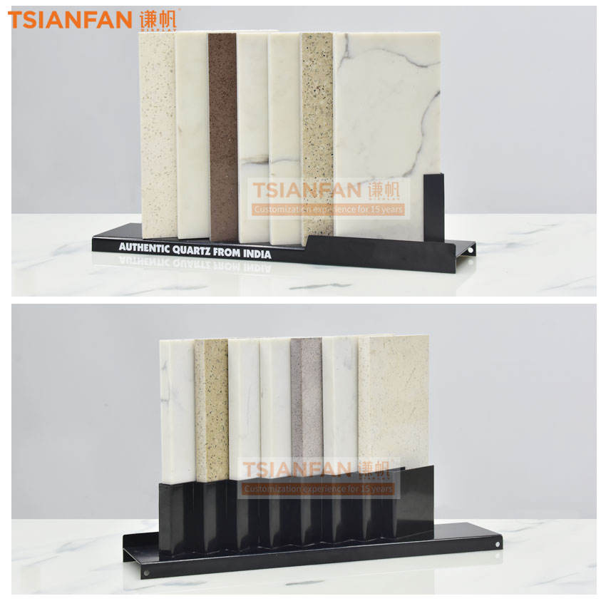 Small Tile Sample Display 2023 New style tile sample display artificial stone granite stone marb ...