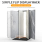Ceramic tile page-turning book wings sliding simple display rack -SG1008